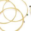 2Sets Brass Material Acoustic Guitar Strings Golden And Silver Guitar Strings  For Acoustic Guitar