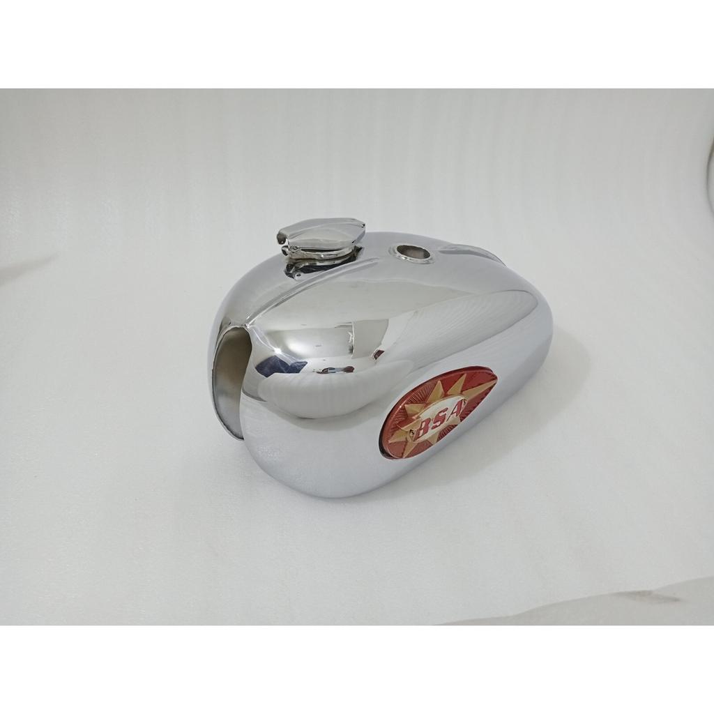 BSA A65 2 Gallon Aluminium Alloy Gas Fuel Tank + Cap +Side Badges |Fit For