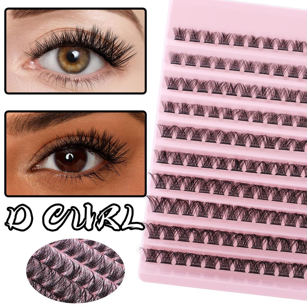 Diy Segmented Single Tuft Of Flower Hair 200 Tufts Of False Eyelashes 10-16Mm Eyelashes Dense Curl