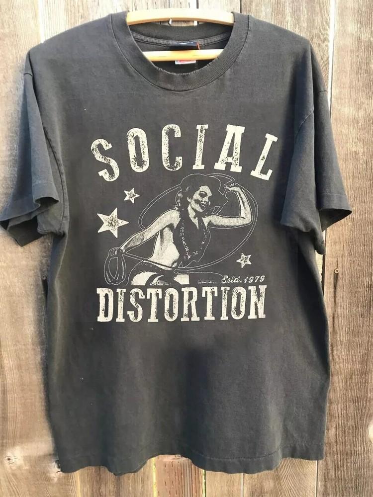 

Social Distortion Band Est 1979 Reprint Charcoal Unisex Tshirt Reprint S5XL Unisex T-Shirt XXXXL