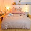 Thickened Brushed Four-piece Bed Sheet and Quilt Cover Three-piece Set Four-season Autumn and Winter Bedding Duvet Cover
