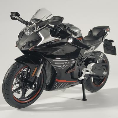 1:12 CFMOTO 450SR RACE REPLICA Aluminiummetall Tryckgjutningsmodell Motorcykel Ljud & Ljus Hög Simulering Samling Prydnader Gåvor Pojke