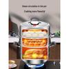 KOBACH 30cm 3-Layer 304 Stainless Steel Steamer Pot