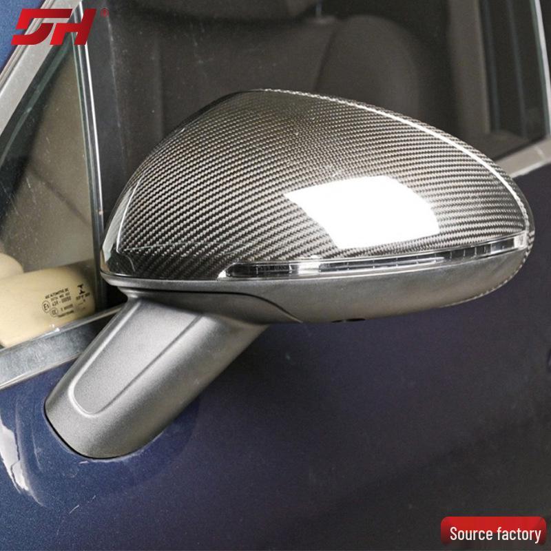 Carbon Fiber Rearview Mirror Housings for Porsche Macan (2014-2023) - Easy Installation, No Damage