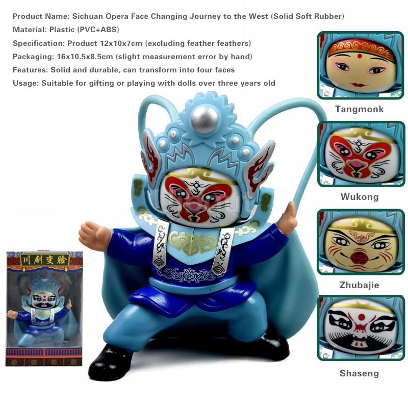 Doll ornament Masked Doll Sushi Tourist souvenirs children's gift Chinese traditional doll Face-changing in Sichuan Opera