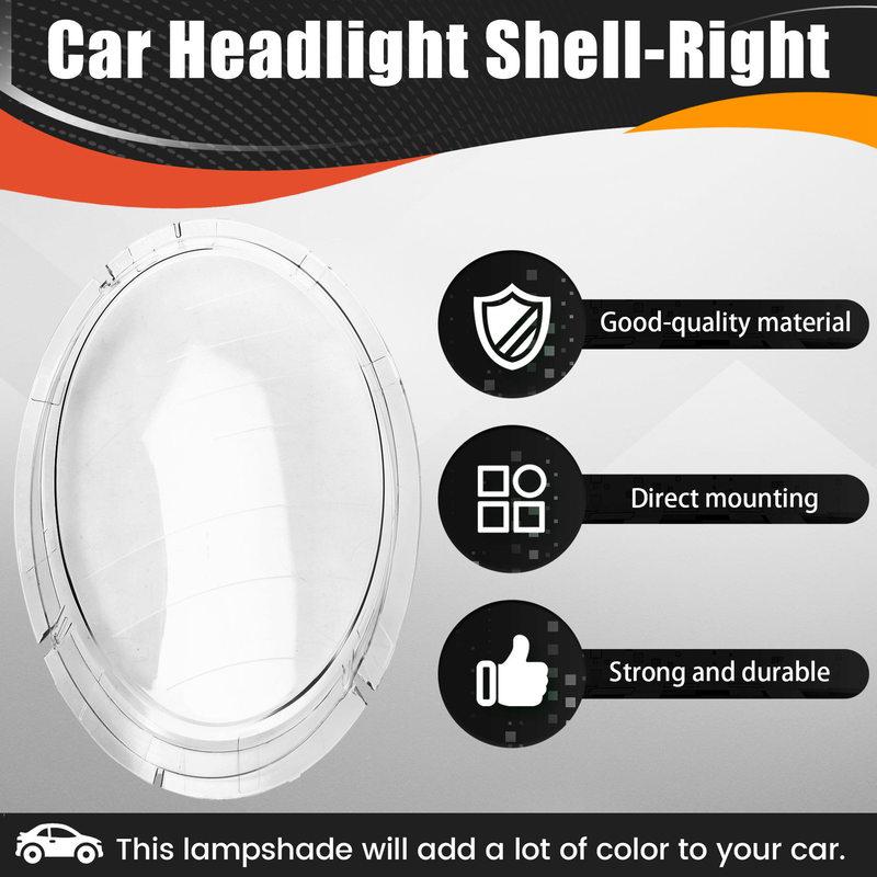 A16P-Car Headlight Shell Lamp Shade Transparent Lens Cover Headlight Cover For Mini R50 R52 2001-2006 Right