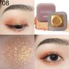 Enkel farge vanntett perleskimrende fingertupp øyenskygge Glitter Powder Makeup