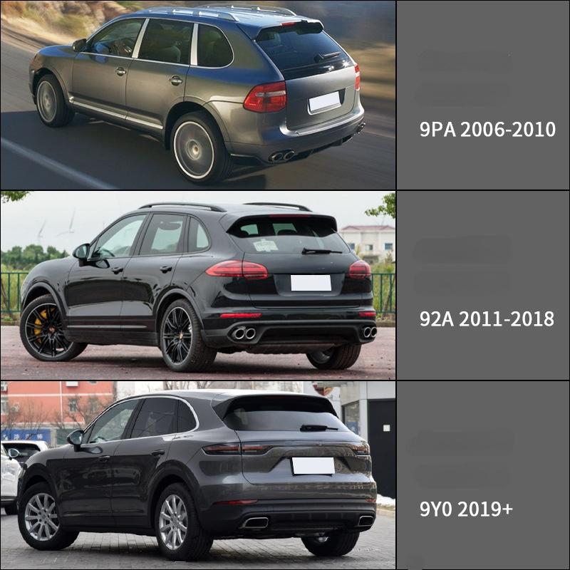 For Porsche Cayenne 9PA 92A 9Y0 Window Visor Weathershield Side Window Deflector Window Decorative Bright Strip Accessories
