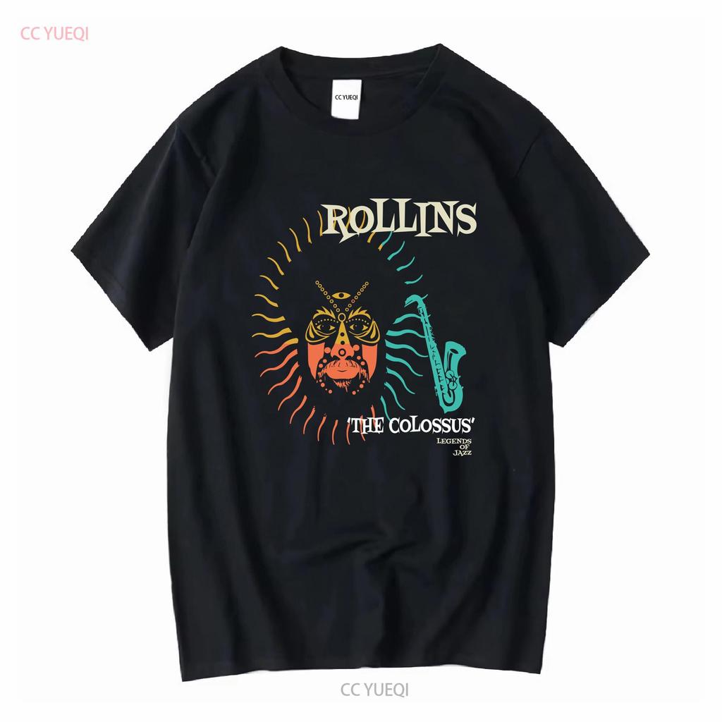 Sonny Rollins Jazz Oofficiell T-shirt långa eller korta ärmar vintage Tvättade designkläder Vardaglig grafisk Snygg streetwear