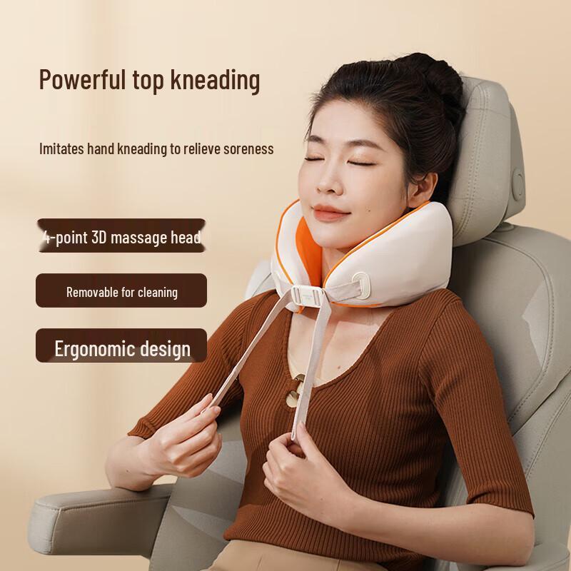 

HEZHENG Portable U-Shaped Neck Massager Pillow