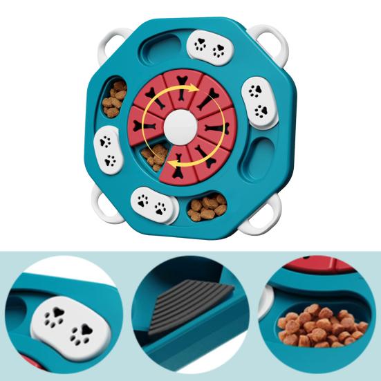 1/2 Peças Brinquedo Interativo de Petiscos para Cães Treinamento de QI Estimulante Mental Alimentador Lento Dispensador de Petiscos Cães Grandes Médios Pequenos Brinquedo de Enriquecimento