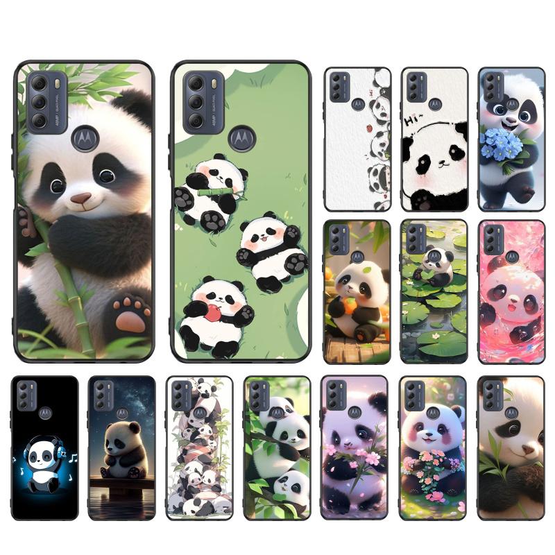 Panda Phone Case For Moto G84 G22 G32 G42 G52 G62 G53 G72 G60 G60S G100 G10 G20 G30 G13 G50 G 5G G Pure