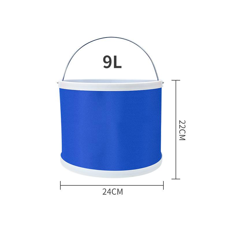 

9L/11L/13L Portable Foldable Car Wash Bucket Oxford Fabric For Outdoor Vehicle Home Multipurpose Collapsible Water Container 9L
