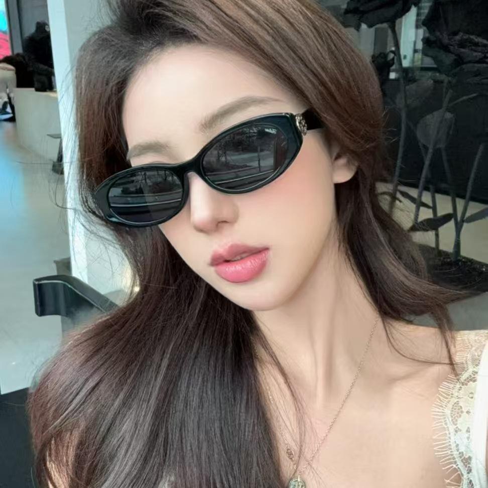 Korean Stylish Sunglasses Men Oval Shape Uv Protection Women Sun Glasses Outdoor Activity Sunglass Woman