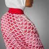adidas Originals 70S Logo All Over Print Zip Jacket Women Jacket Red IK7872