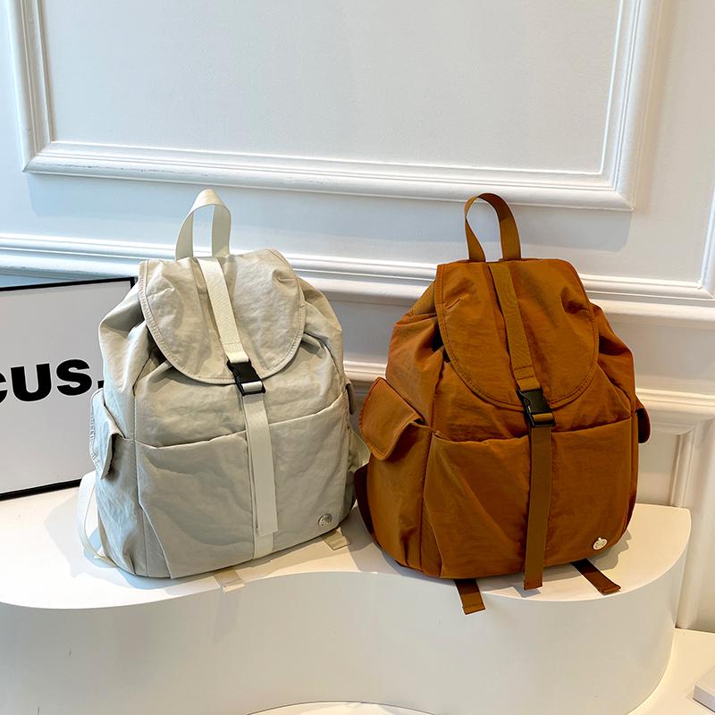 Nyl Solid Color Backpacks Spring/autumn New Women's Bags  Sale 2026 High Quality Large Capacity Versatile Handbags
