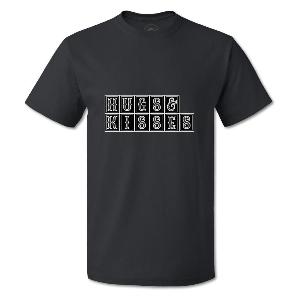 Funny Graphic T Shirts Hugs & Kisses Inspiration & Motivation Love Cotton Love XXXL