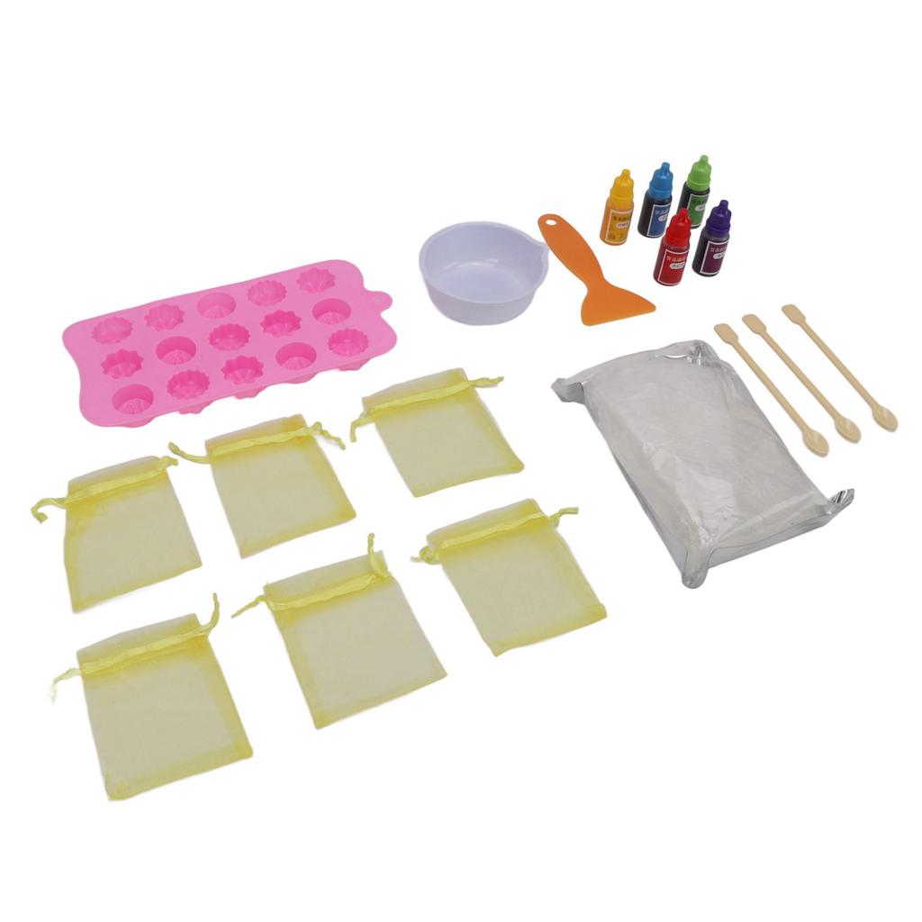 Soap Making Kit Corrosion Resistant Soft Easy Operation Cartoon Figure Animal Pattern Soap Making
