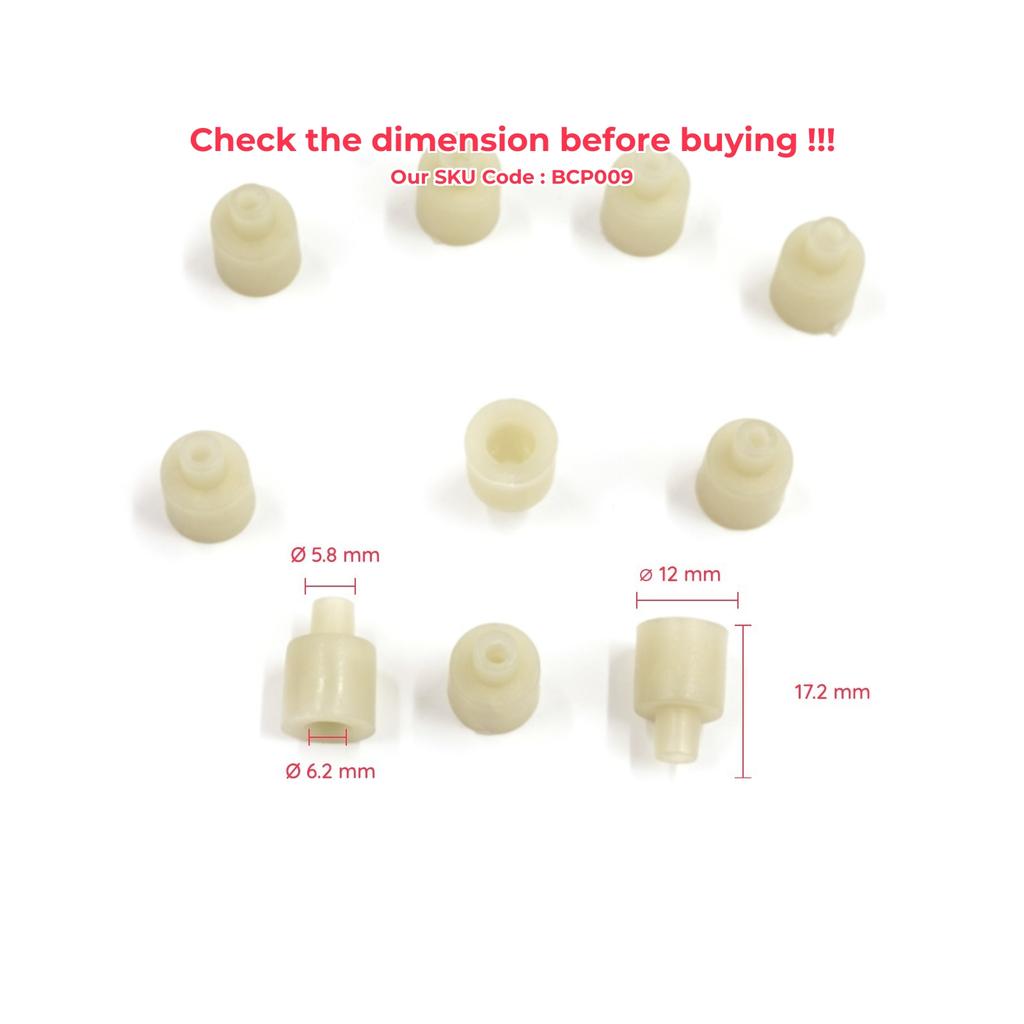 ESC Auto Parts ECP009 10 Pieces Cable End Rope Dowel for Window Regulator Winder Mechanism Type BCP009 Fast Handling