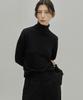 Noir For Woman Cashmere Slit Turtleneck (Black)