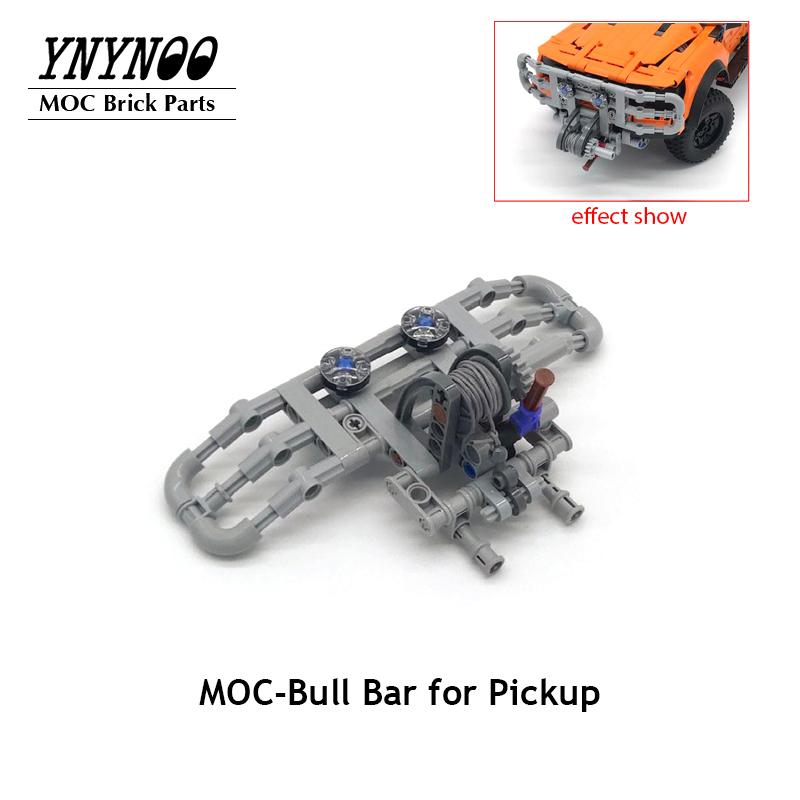 Fit for Pickups F-150 Raptor 42126 Bricks Set Car MOC Trailer Hitch Crane Platform Cover Modified Building Blocks DIY Toys Gifts