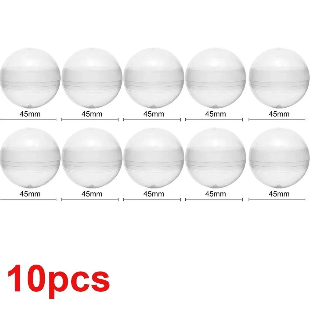 Empty Round Clear Capsules Toys Storage Case Egg Gumball Machines Small Container for Kids Party Favor Prize Toy Vending Eggs
