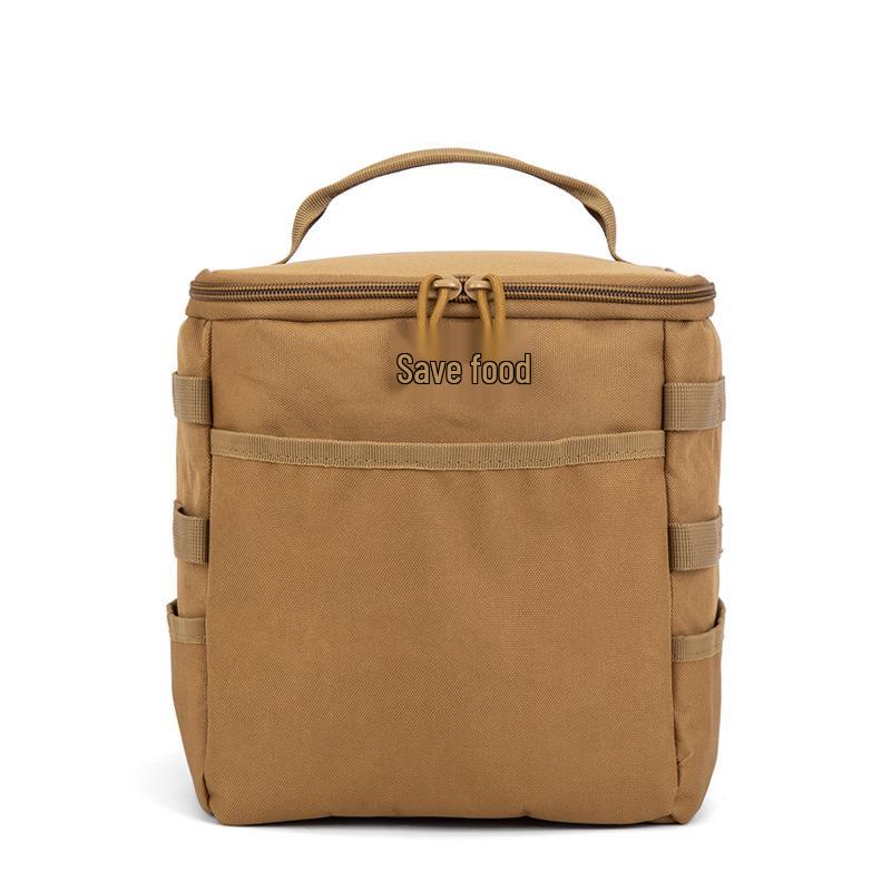 Foldable Outdoor Camping Storage Bag - Large Capacity, Multifunctional, Waterproof for Picnic and Tools.