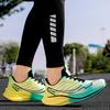 Men's Cushioning Running Shoes with Carbon Plate Marathon Women Lightweight Spring Sneakers Shock Absorption for Jogging Workout