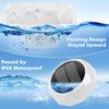 Gusio Solar Pool Chlorine Floater for Up To 3 Inch Tablets, Floating Chlorine Dispenser with Colorful Ball Light