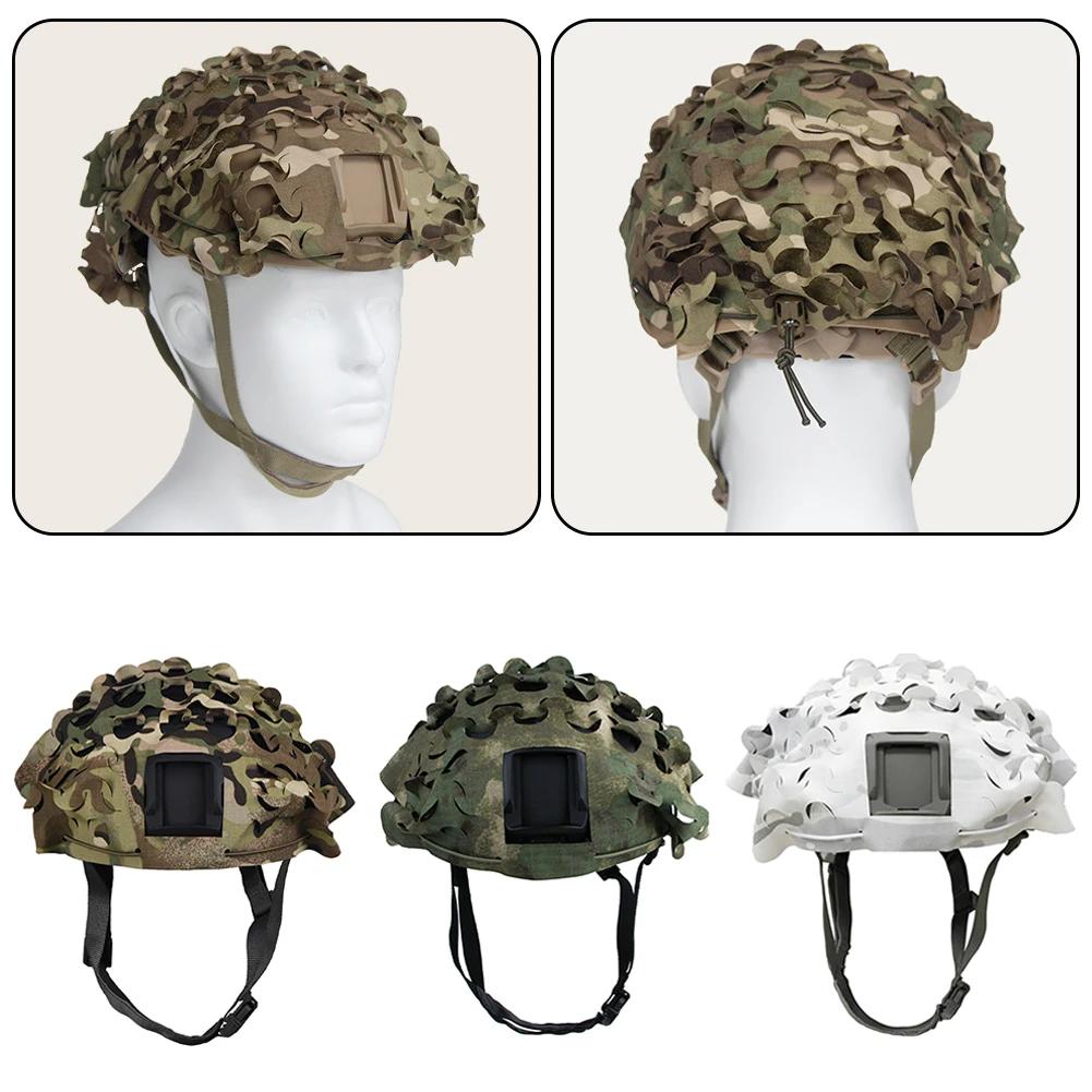 Copertura per Casco 3D Leggera Tagliata al Laser Copertura Mimetica per la Maggior Parte dei Caschi Tattico Caccia Wargame