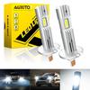 2X Auxito H1 Led Headlight Error Free High Low Beam Bulb Kit 30000Lm 6500K White