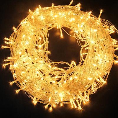 10M 20M 50M 100M Weihnachtsgirlanden Lichter LED Lichterkette Lichterkette Lampion Lampe Außen Dekorative Beleuchtung für Hochzeitsfeier