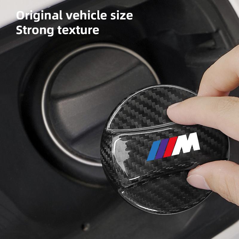 True Carbon Fiber Car Fuel Tank Cap Protective Cover For BMW X1 X2 X3 X5 X4 X6 X7 3 4 5 6 Series E46 E90 E60 F30 F10 E39 E36 F20 YF6