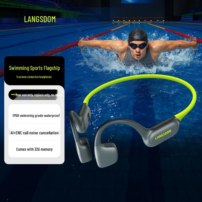 Lansun AirSwim Neo Bone Conduction Swimming Headphones