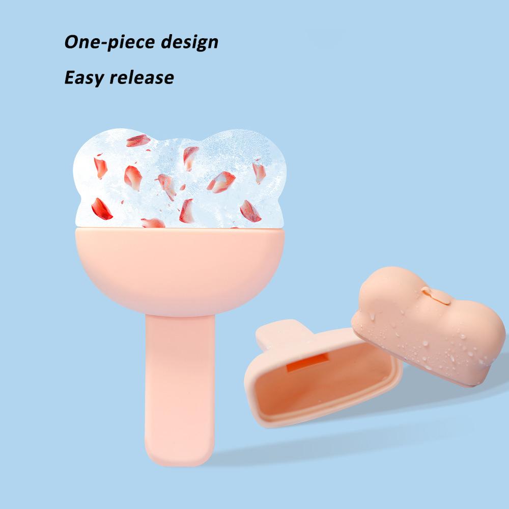 Silicone Ice Cube Roller Face Massager Shrink Pores Eye Puffiness Ice Facial Roller Beauty Ice Ball Mold Massage Skin Care Tool
