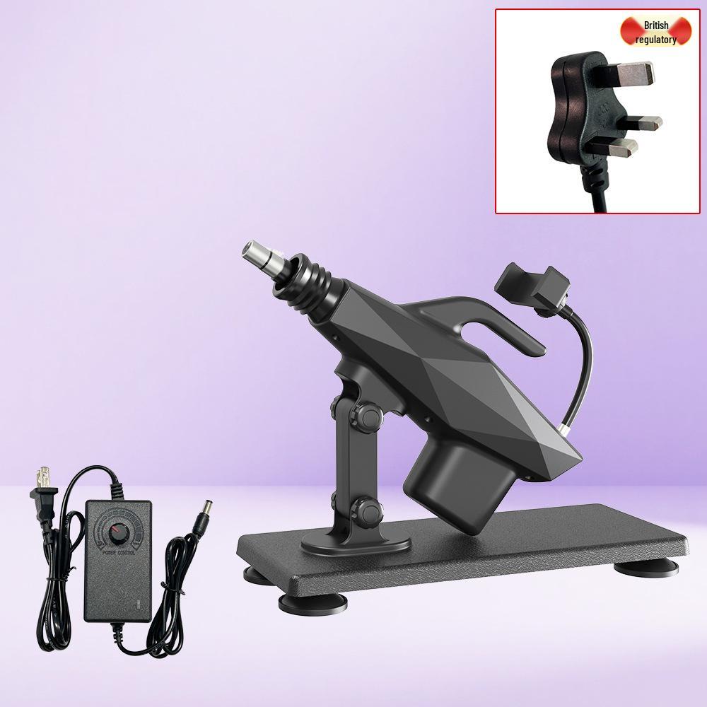 High-Speed Female Vibrator with Suction Cup & Realistic Dildo