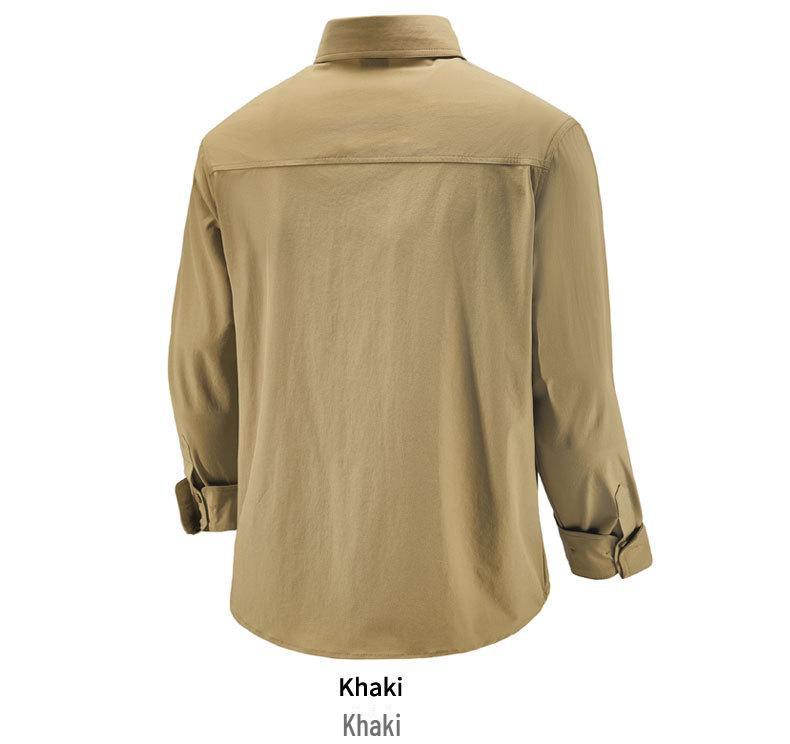 Men's Quick-Drying Stretch Long-Sleeve Outdoor Work Shirt 2T319