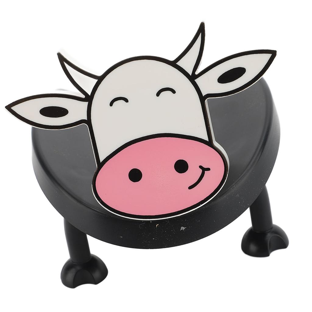 Cow Toilet Roll Holder Plastic Easy Using Decorative Tissue Paper Roll Storage Basket for Bathroom