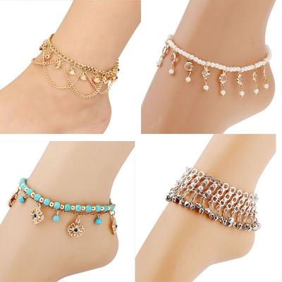 Bell Anklet Female Student Korean Version of Internet Celebrity Fashion New Trendy Retro Ethnic Style Dance and Dance Ancient Style Accessories