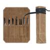 Portable Waxed Canvas Knife Storage Bag for Chefs and Outdoor Activities