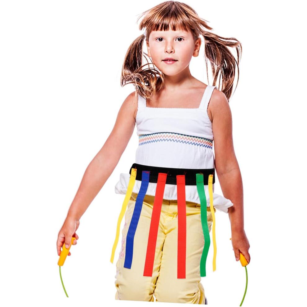 5part Reaction Training Belt for Children Oxford Fabric and Stainless Steel Interactive Toy for Outdoors Sensory Teamwork Training