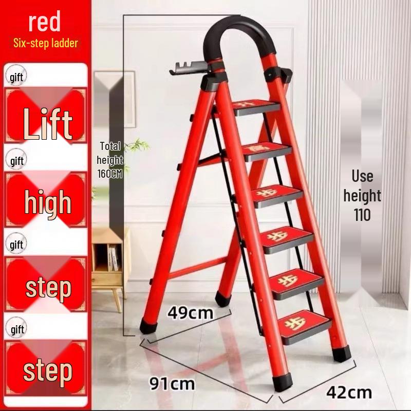 Durable Multifunctional A-Frame Folding Ladder for Indoor and Outdoor Use