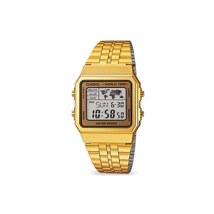 CASIO Men YOUTH Watch A500WGA-9DF Gold Strap