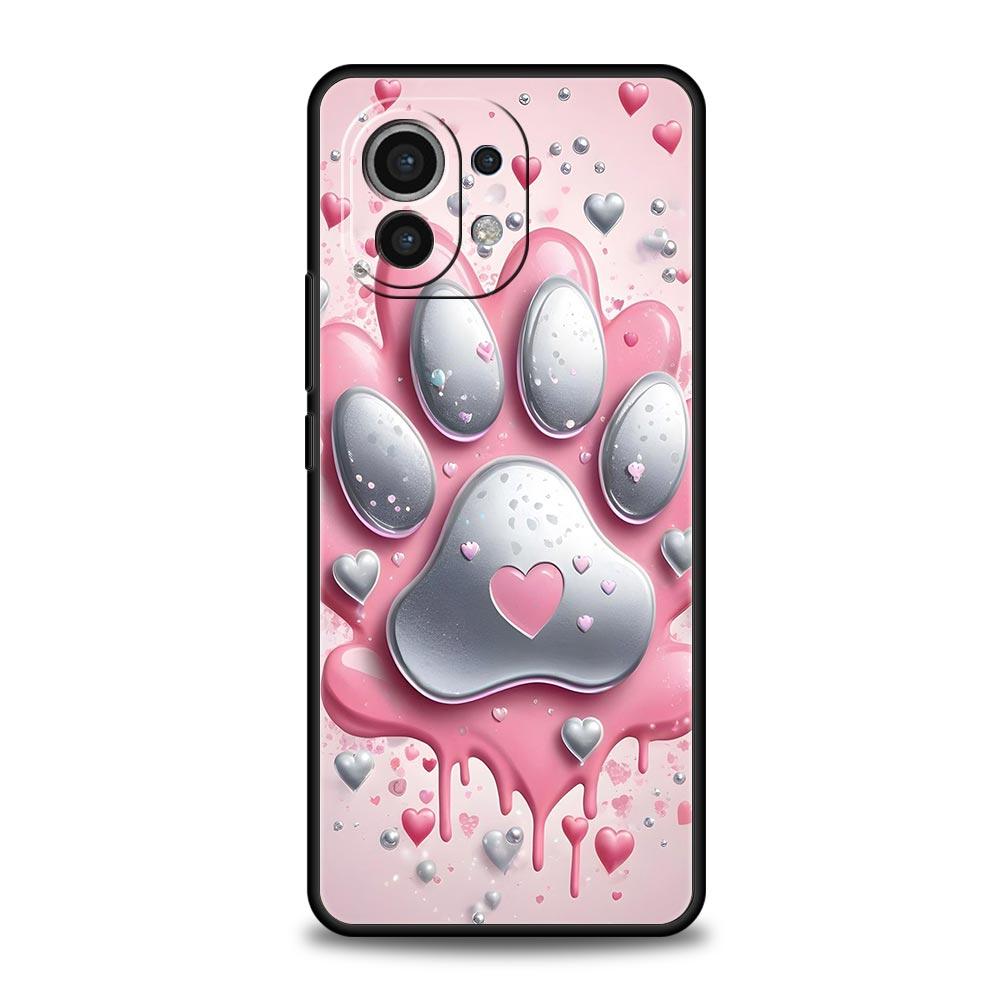 Og Paw Print Aesthetics Phone Case Cover for Xiaomi Mi 17 15 14 13 12 11 Ultra 15T 14T 13T 12T 11T Pro Lite 5G Soft TPU Shell