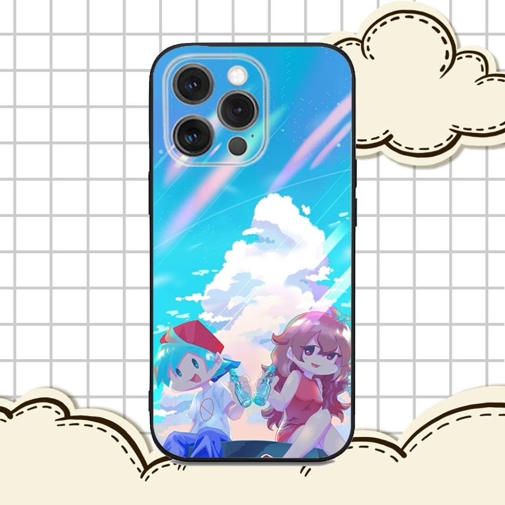 

Game F-Friday Night Funkin Phone Case For iPhone 16e,16,15,14,13,12,11,Pro,X,XS,Max,XR,Plus,Mini Soft Black Cover iPhone15