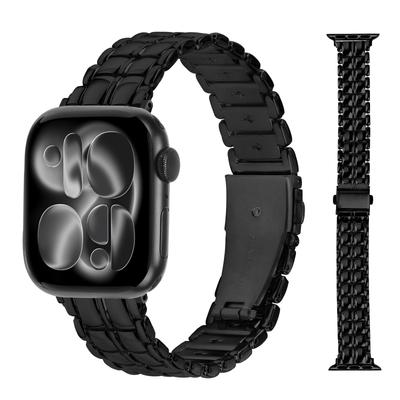 Stainless Steel Strap for Apple Watch Ultra2 3 Band 49mm 40mm 44mm 45mm 46mm Metal Buckle Bracelet iWatch Series 9 7 8 Se 10 11