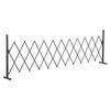 Expanding Trellis Fence, Freestanding Movable Fence, Foldable Garden Screen Panel, 300 x 103.5 cm, Dark Brown