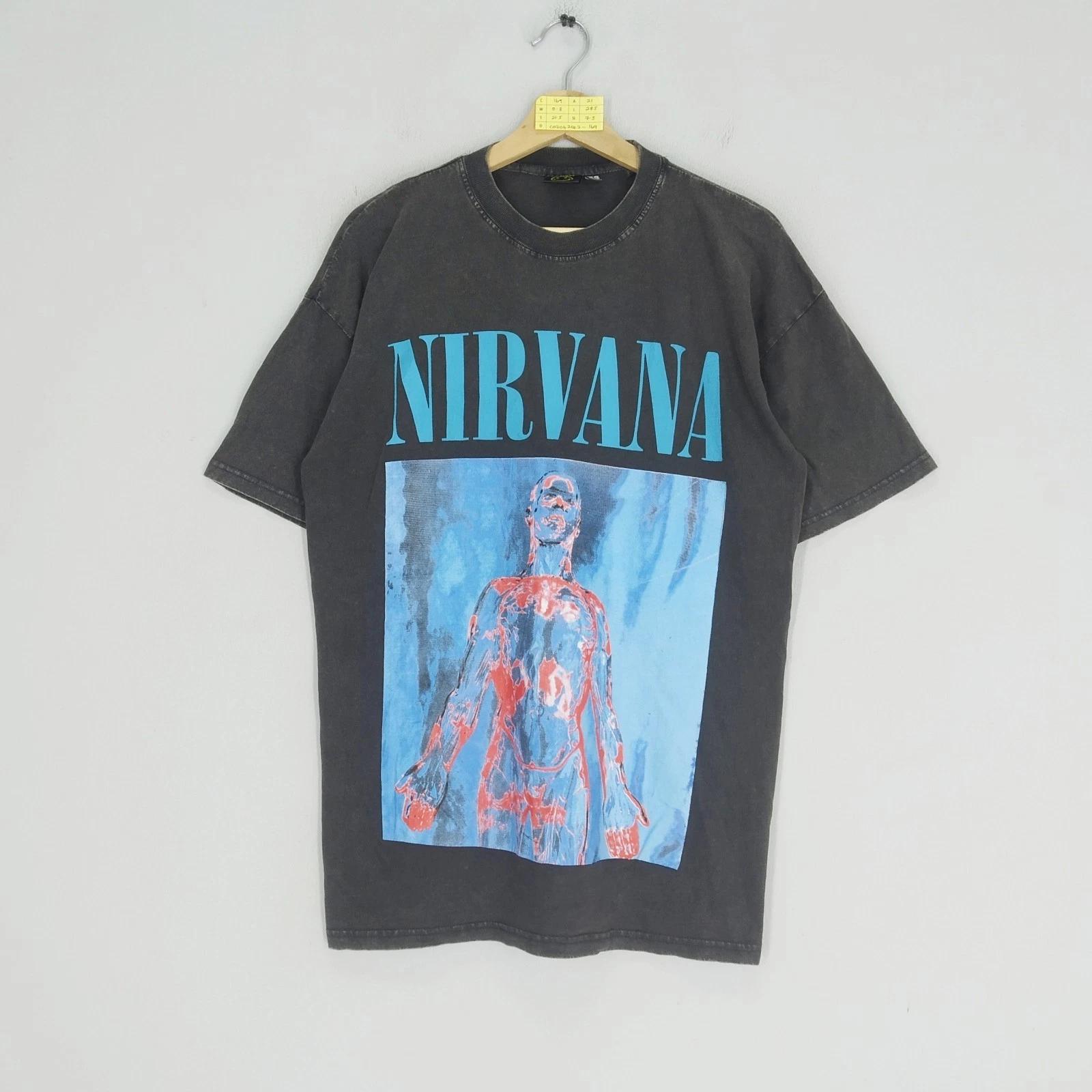 Nirvana Sliver Album American Rock Band T shirt Size M L