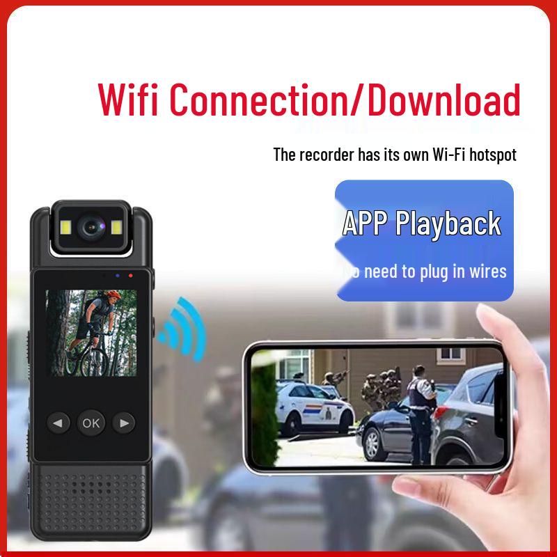 Ultra HD Action Camera with Screen: Video, Cycling, Law Enforcement & Voice Recording, Short-Range Wifi