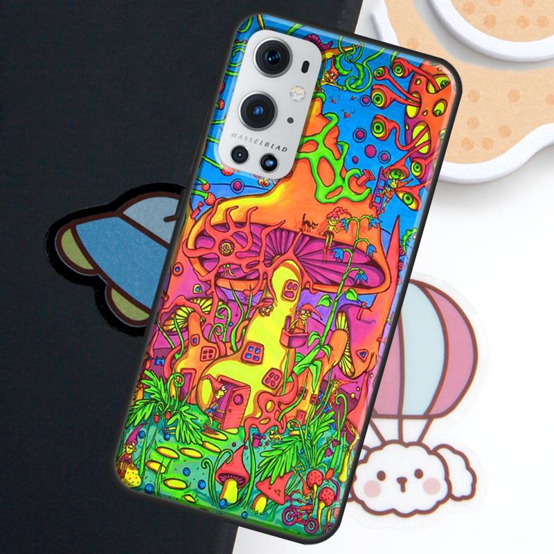 Trippy Mushroom Psychedelic Art For Realme 15 10 11 12 13 14 Pro Plus C65 C71 C75 C55 C63 C61 C53 C67 C35 GT6 GT7 Pro Case